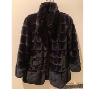 Black Furry coat